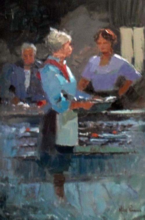Mike Parsons - Fishmonger - Investment art at its best!! Bid now!!